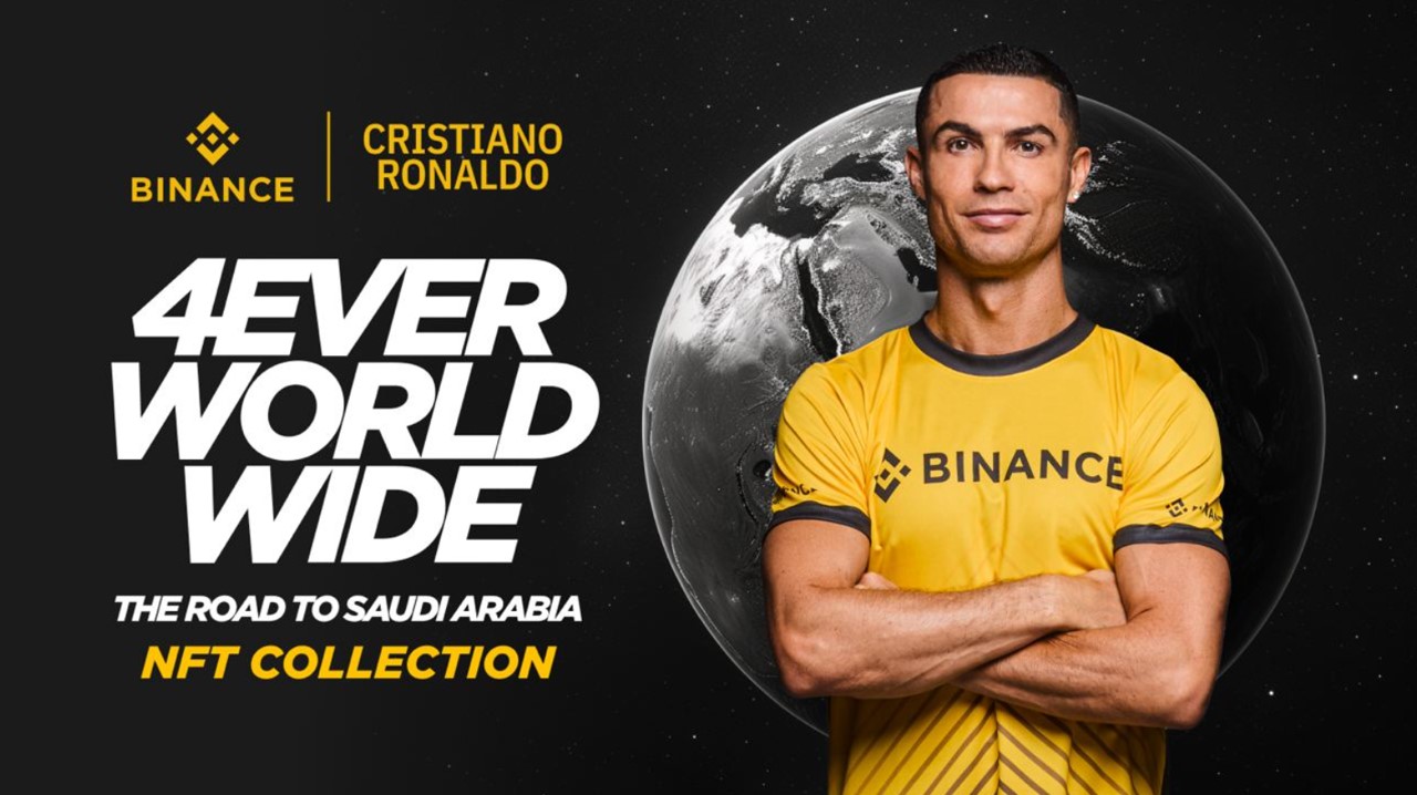 Featured image for “Cristiano Ronaldo y Binance unen fuerzas para lanzar una nueva colección de NFTs”